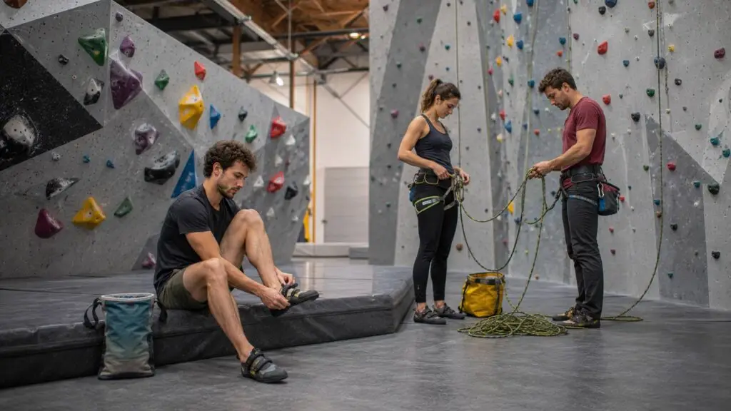 Verschil tussen boulderen en klimmen in uitrusting en voorbereiding